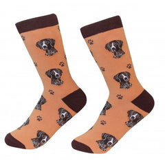 E&S Imports Pet Lover Unisex Socks - German Shorthaired Pointer (800-83)