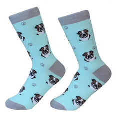 E&S Imports Pet Lover Unisex Socks - Bulldog (800-8)