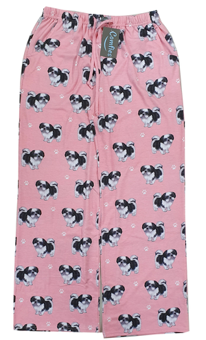 Comfies Unisex Pajama Bottoms - Shih Tzu (350-87)
