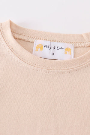 Premium Apricot basic T-shirt