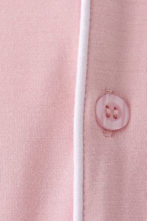 Pink bamboo mom pajama set