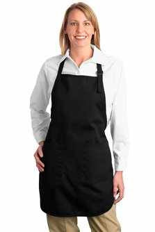 Port Authority Full Length Apron with Pockets - Great for home, in the garden or at work