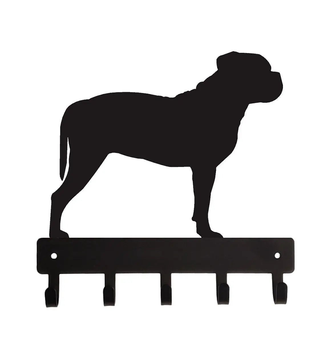American Bulldog Dog Key Rack/ Leash Hanger