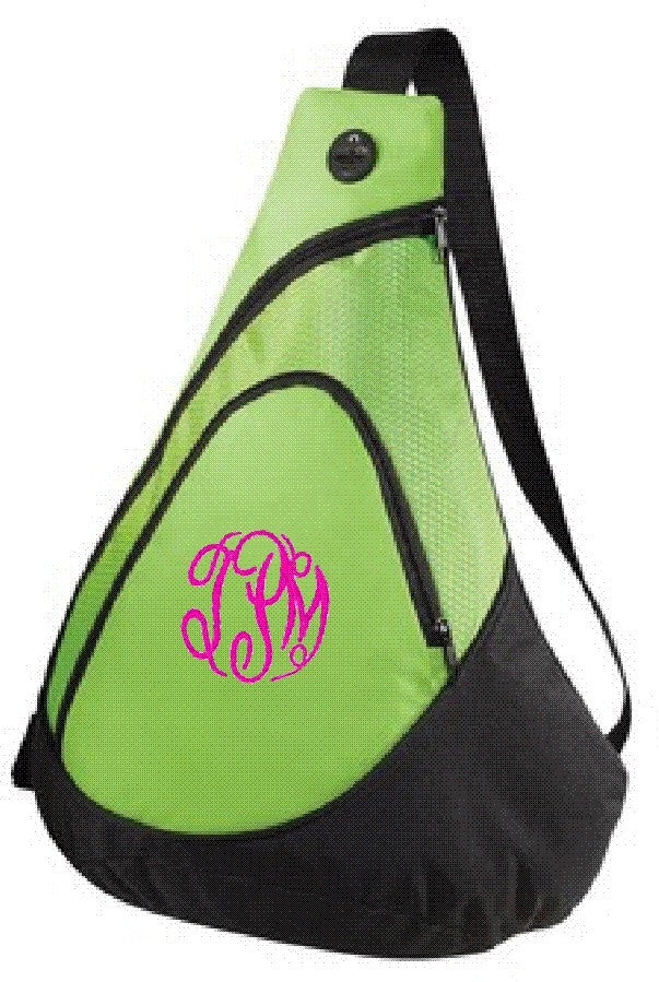 Honeycomb Sling Pack - Lime Green
