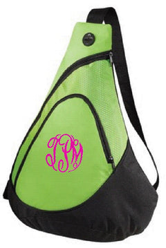 Honeycomb Sling Pack - Lime Green