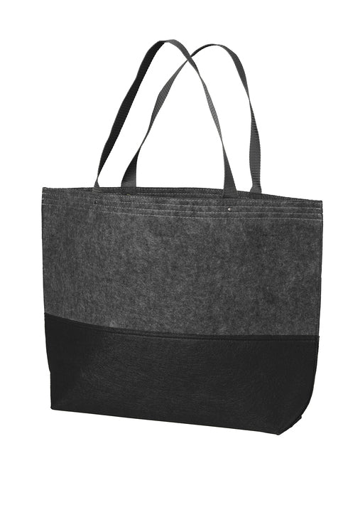 port-authority-large-felt-tote-black-with-grey-bottom