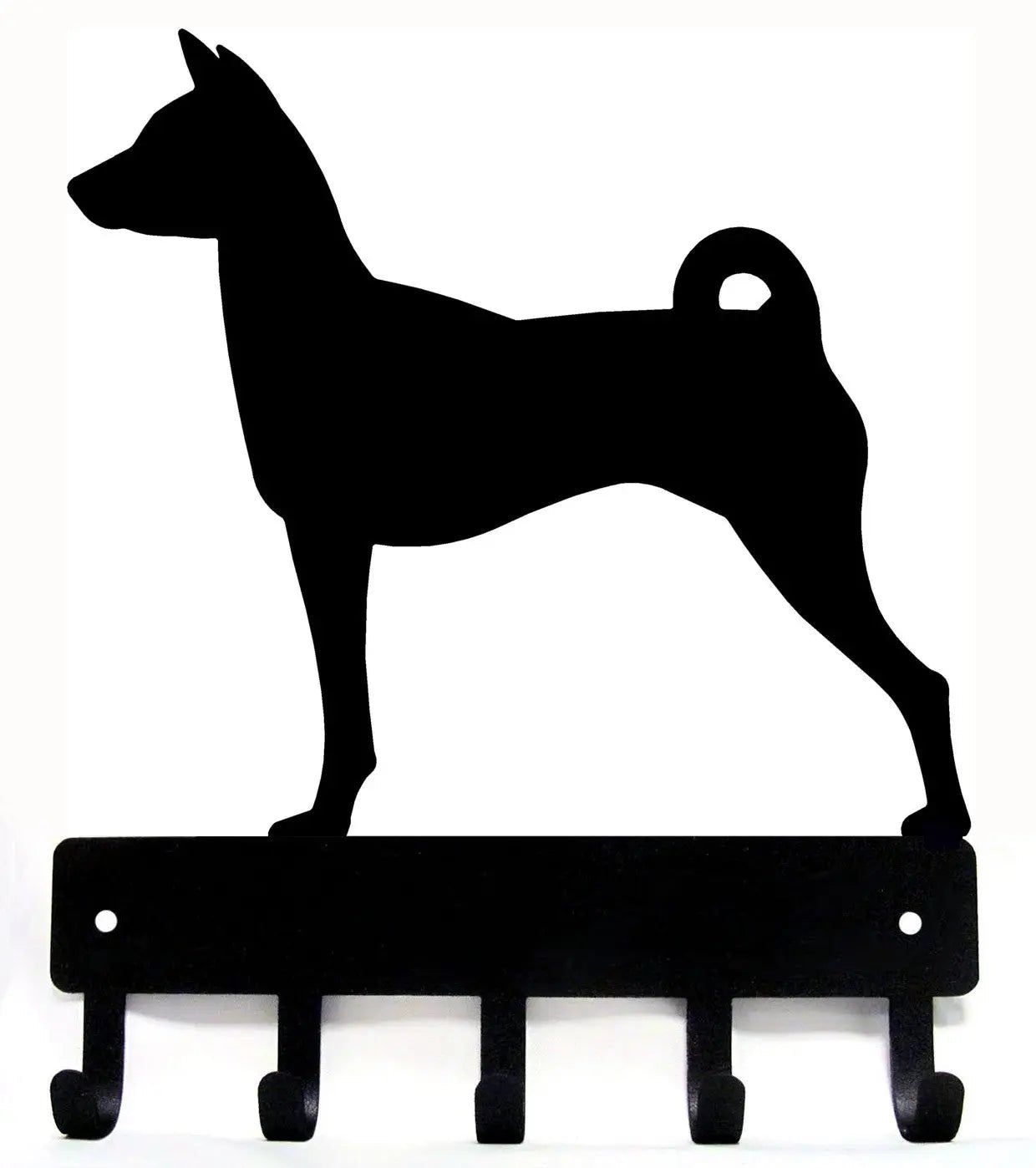 Basenji Dog Key Rack/ Leash Hanger
