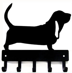 Basset Hound Key Holder and Dog Leash Hanger