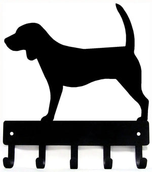 Beagle Key Holder and Leash Hooks