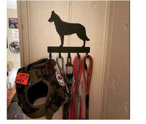 Belgian Malinois Dog Key Rack/ Leash Hanger