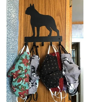 Boston Terrier Dog Key Rack/ Leash Hanger