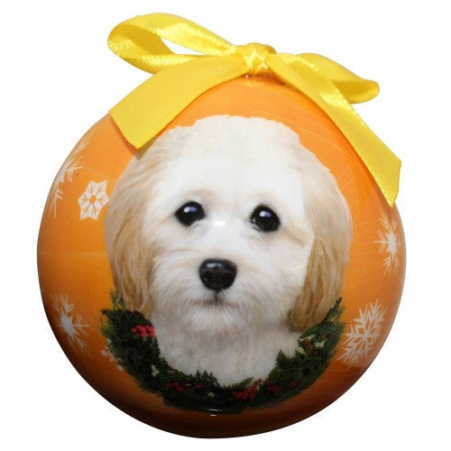 E&S Imports Shatter Proof Ball Christmas Ornament - Cockapoo(CBO-123)