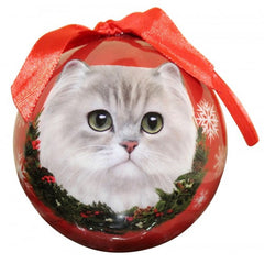 E&S Ball Ornament-Persian Cat (CBOC-4)