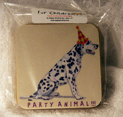 Fur Children Party Animal Coasters - Dalmatian (PC040452)