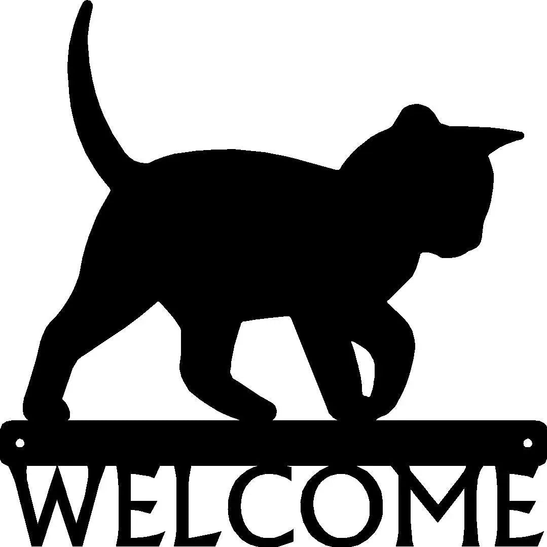 Cat #14 Welcome Sign