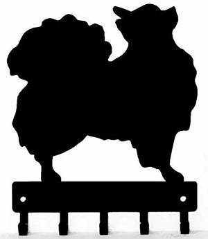 Chihuahua Long Haired Dog Key Rack/ Leash Hanger