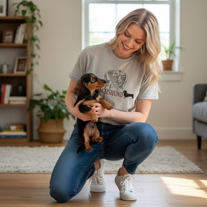 Gr8 Dog Dachshund (Black) Adult T-Shirt