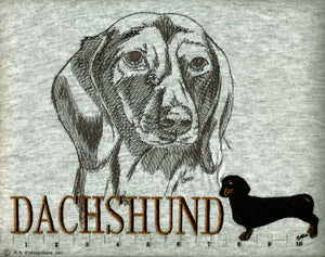 Gr8 Dog Dachshund (Black) Adult T-Shirt
