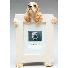 E&S Imports 2.5in x 3.5in Picture Frame - Cocker Spaniel (35315-78a)