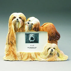 E&S Imports 4x6 Picture Frame - Lhasa Apso (35257-24)