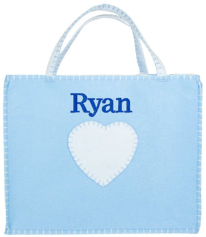 Felt Baby Bag - Blue (Ethan)