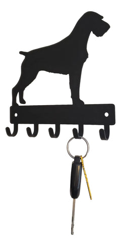 GWP German Wirehaired Pointer Dog Key Rack/ Leash Hanger