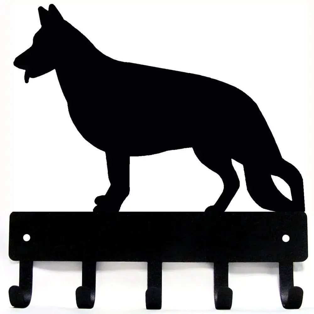 German Shepherd Key Holder and Leash Hanger