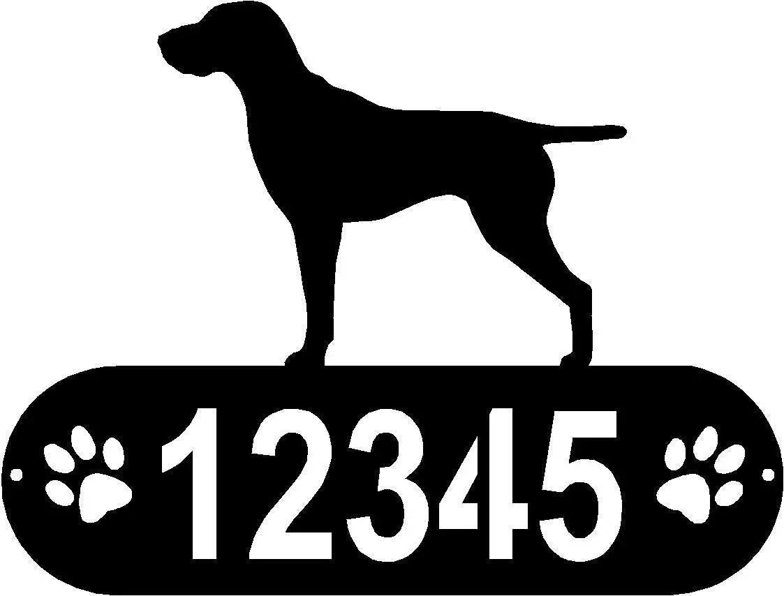 GSP PAWS House Address Sign - for your porch