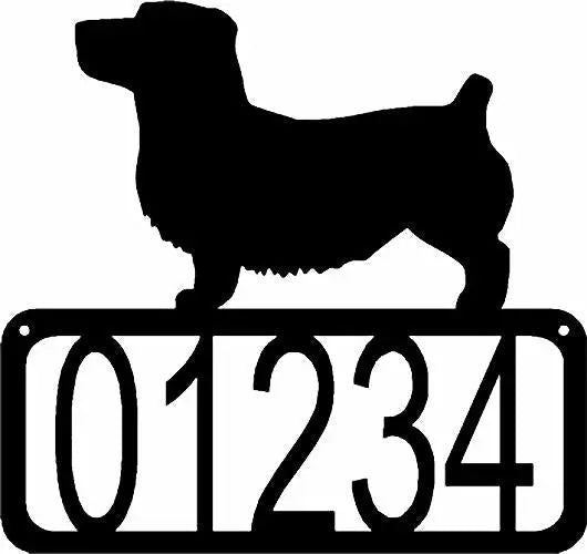 Glen of Imaal Terrier Dog House Address Sign