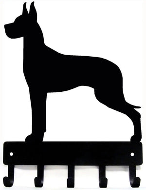 Great Dane Key Holder and Leash Hanger