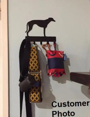 Greyhound Key Holder and Leash Hanger