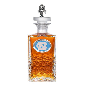 University of North Carolina Heritage Decanter with 3D Top