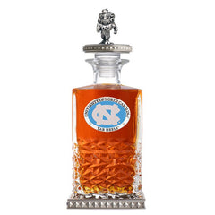 University of North Carolina Heritage Decanter w/ 3D Top-Diamond Accents