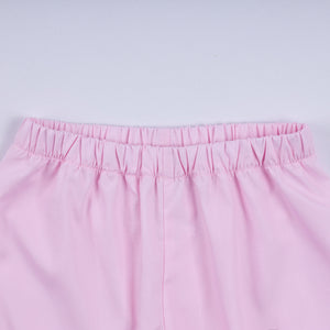 Sweet island character hand smocked ruffle pants set