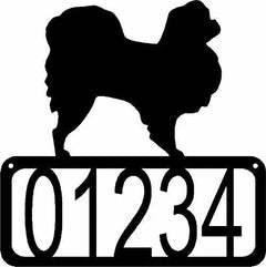 Japanese Chin Dog House Address Sign