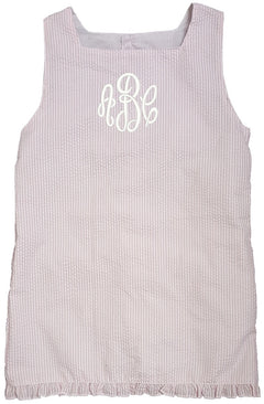 MSC Seersucker Dress - Pink