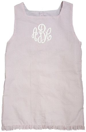 MSC Seersucker Dress - Pink