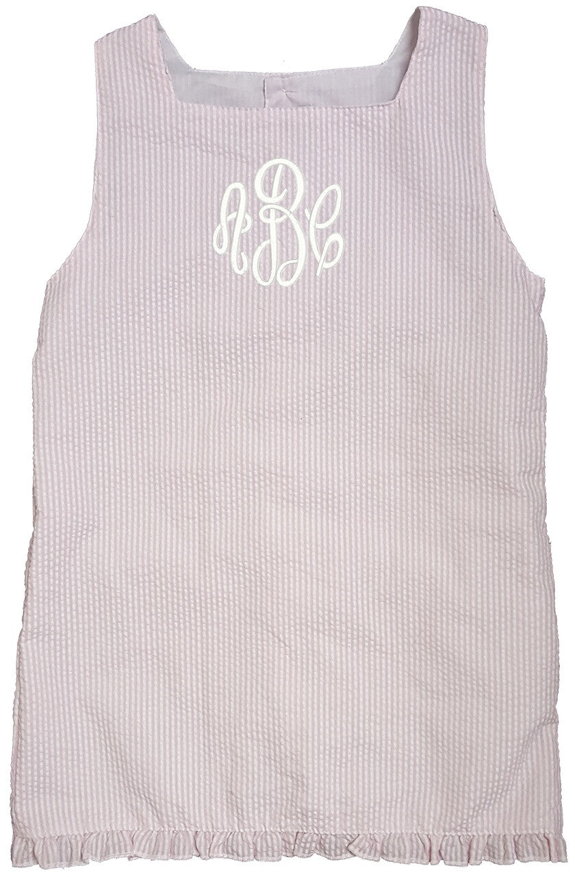 MSC Seersucker Dress - Pink