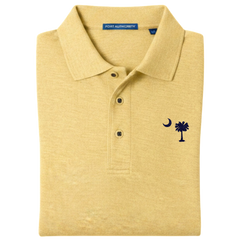Palmetto Moon Polo Shirt - Banana Yellow (Available in Different Thread Colors)