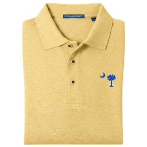 Palmetto Moon Polo Shirt - Banana Yellow (Available in Different Thread Colors)