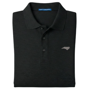 State of North Carolina Polo Shirt - Black (Available in Different Thread Colors)