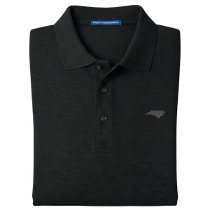 State of North Carolina Polo Shirt - Black (Available in Different Thread Colors)