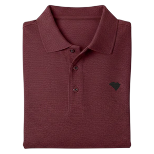 State of South Carolina Polo Shirt - Burgundy Garnett (Available in Different Thread Colors) (Copy)