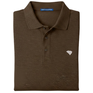 State of South Carolina Polo Shirt - Brown (Available in Different Thread Colors)