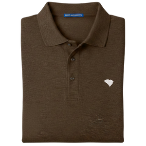 State of South Carolina Polo Shirt - Brown (Available in Different Thread Colors)