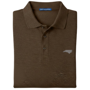 State of North Carolina Polo Shirt - Brown (Available in Different Thread Colors)