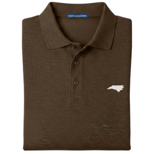 State of North Carolina Polo Shirt - Brown (Available in Different Thread Colors)