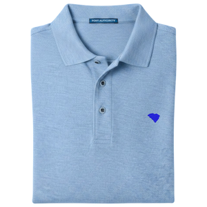 State of South Carolina Polo Shirt - Carolina Blue (Available in Different Thread Colors)