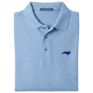 State of North Carolina Polo Shirt - Carolina Blue (Available in Different Thread Colors)