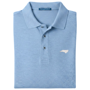 State of North Carolina Polo Shirt - Carolina Blue (Available in Different Thread Colors)